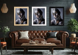 Gümüş ve Altın: Işıltılı Portre