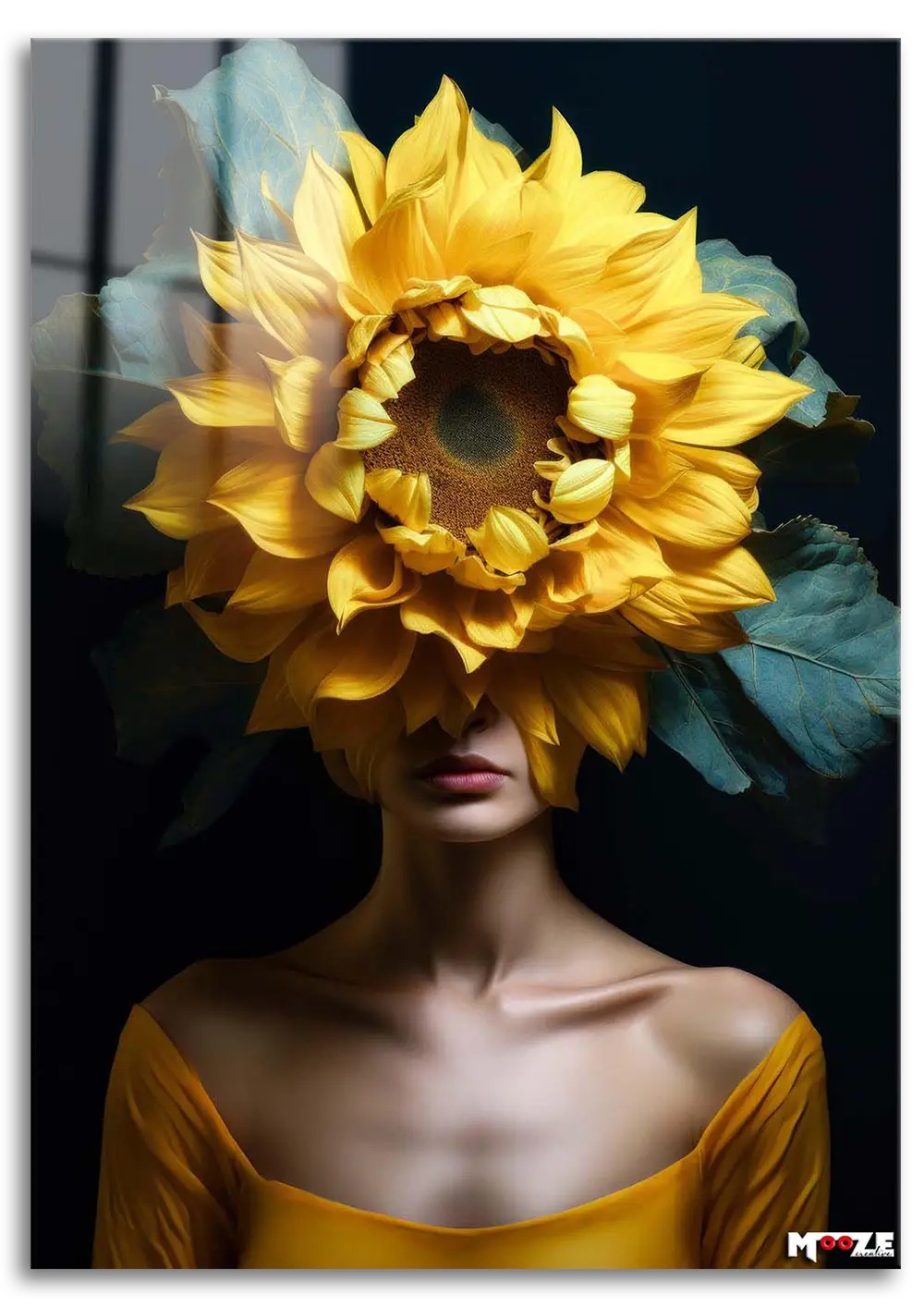 Güneşin Kızı: Ayçiçeği Portre