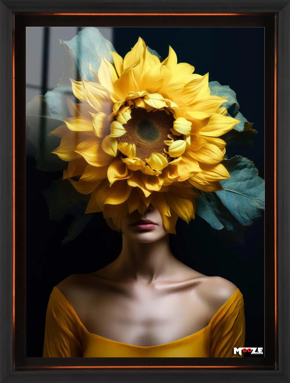 Güneşin Kızı: Ayçiçeği Portre