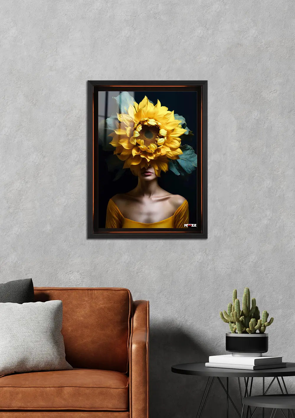 Güneşin Kızı: Ayçiçeği Portre