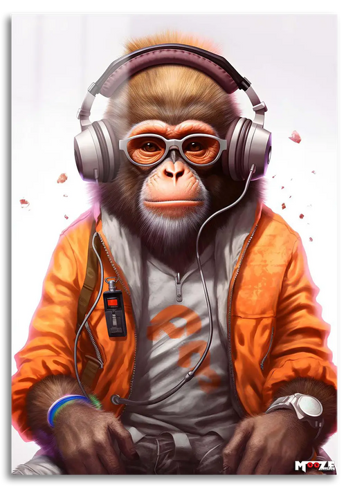 Hipster DJ: Turuncu Ceket