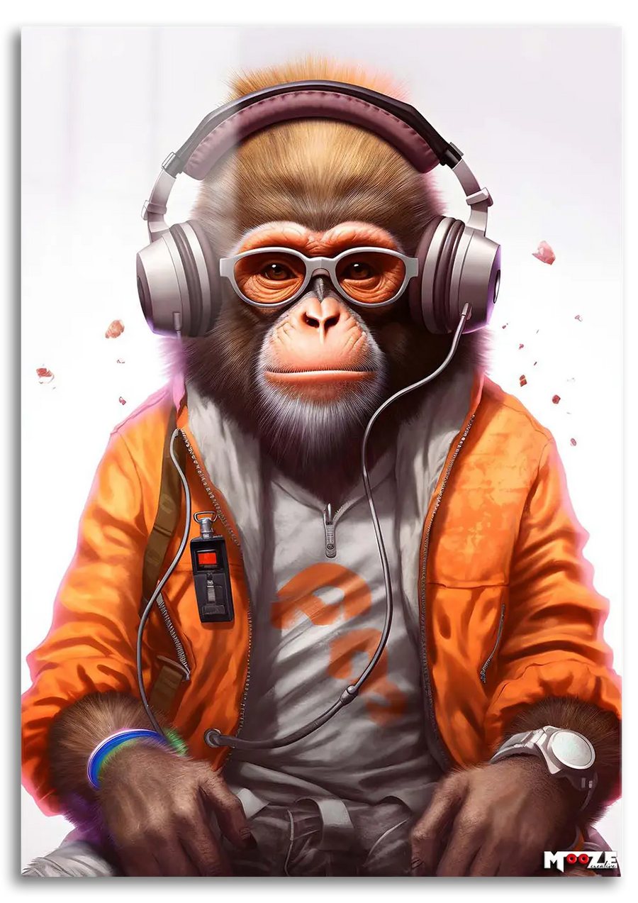 Hipster DJ: Turuncu Ceket