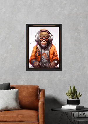 Hipster DJ: Turuncu Ceket