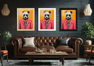 Hipster Panda: Pembe Ceket