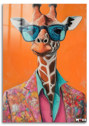 Hipster Zürafa: Çiçekli Ceket
