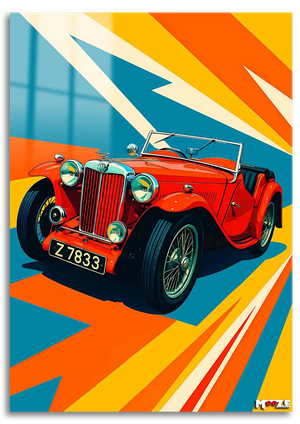 İngiliz Klasik: Kırmızı Roadster
