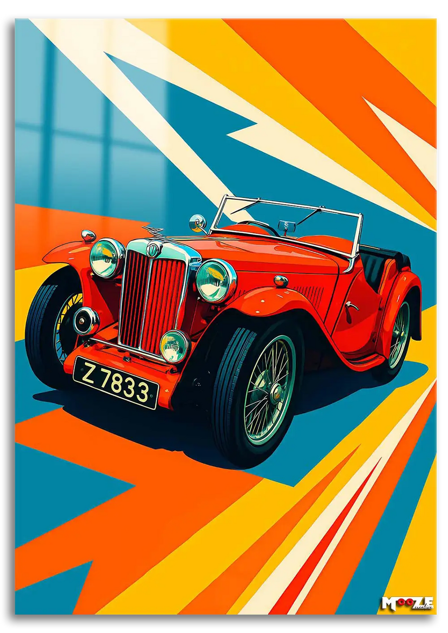 İngiliz Klasik: Kırmızı Roadster