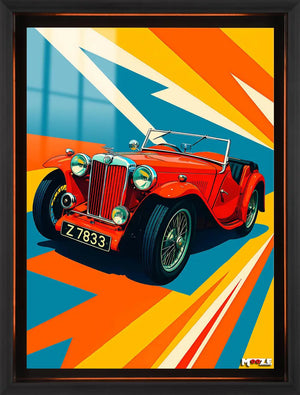 İngiliz Klasik: Kırmızı Roadster
