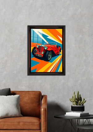 İngiliz Klasik: Kırmızı Roadster