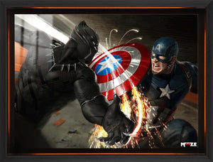 Kahramanlar Çarpışıyor: Panter vs Cap