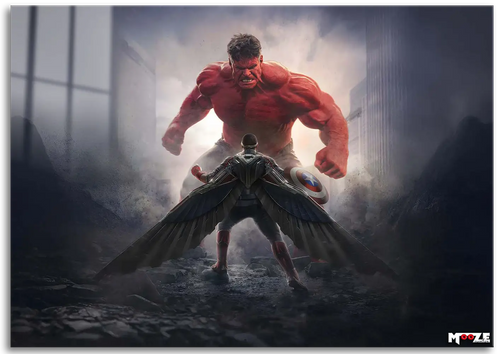 Kanatlı Savaşçı: Falcon ve Red Hulk
