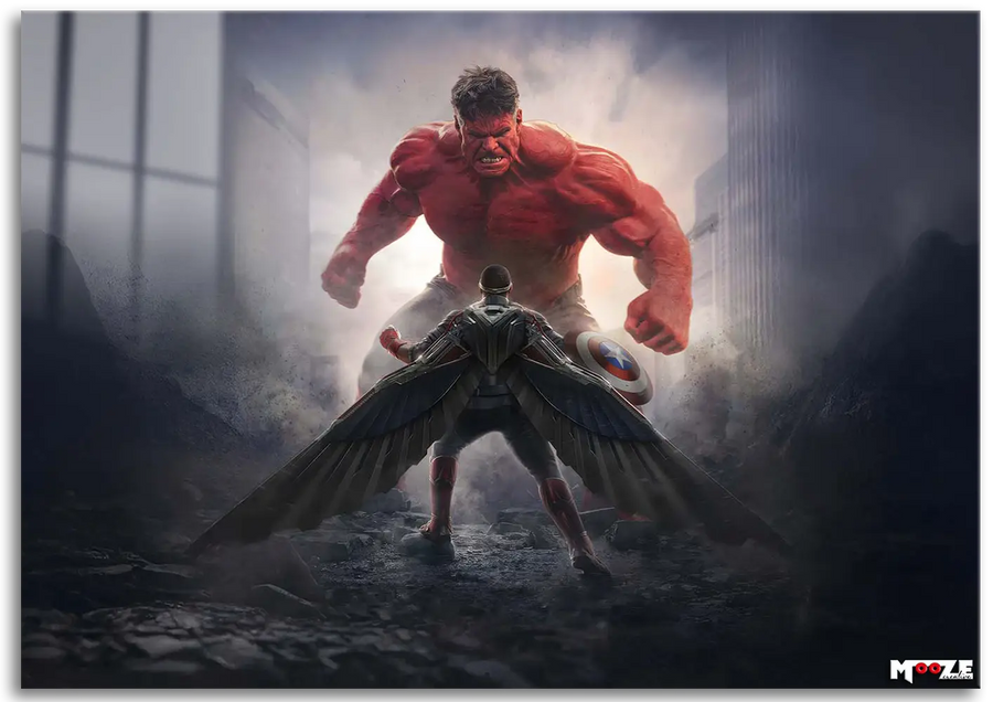 Kanatlı Savaşçı: Falcon ve Red Hulk