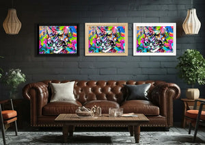 Kaotik Kedi: Gözlüklü Pop Art