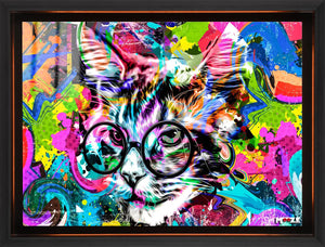 Kaotik Kedi: Gözlüklü Pop Art
