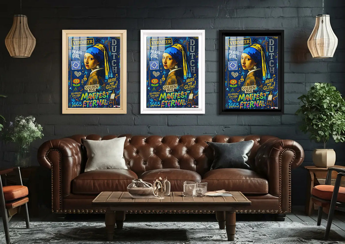 Klasik ve Modern: İnci Küpeli Pop Art