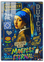 Klasik ve Modern: İnci Küpeli Pop Art