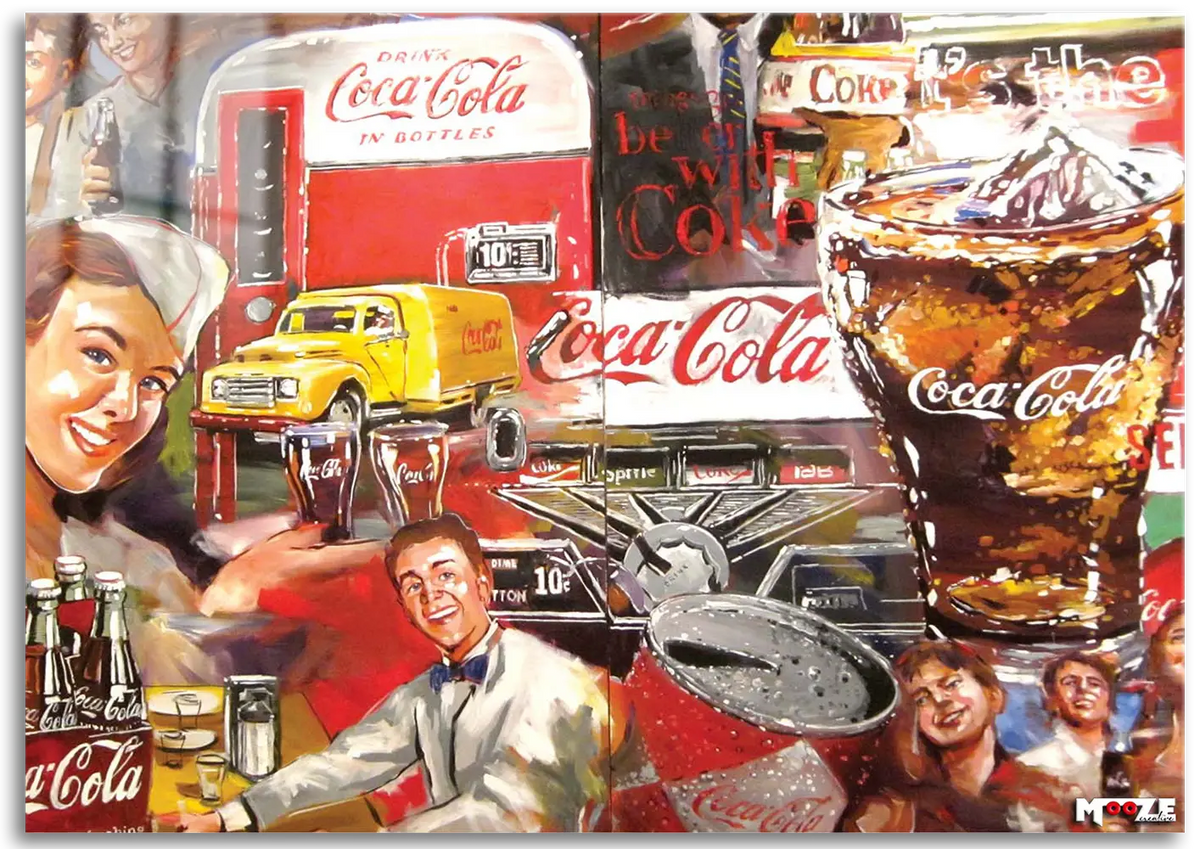 Kola Tarihi: Retro Kolaj Magnet