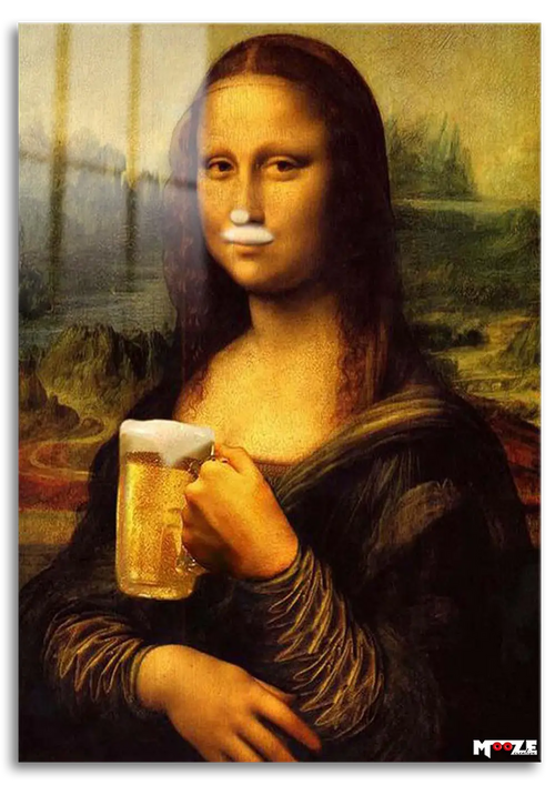 Köpüklü Mona Lisa: Bira Parodisi
