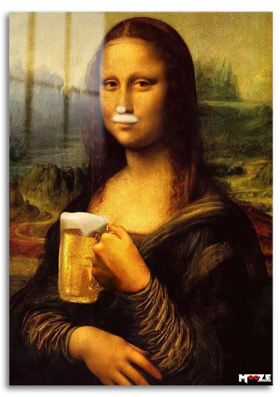 Köpüklü Mona Lisa: Bira Parodisi