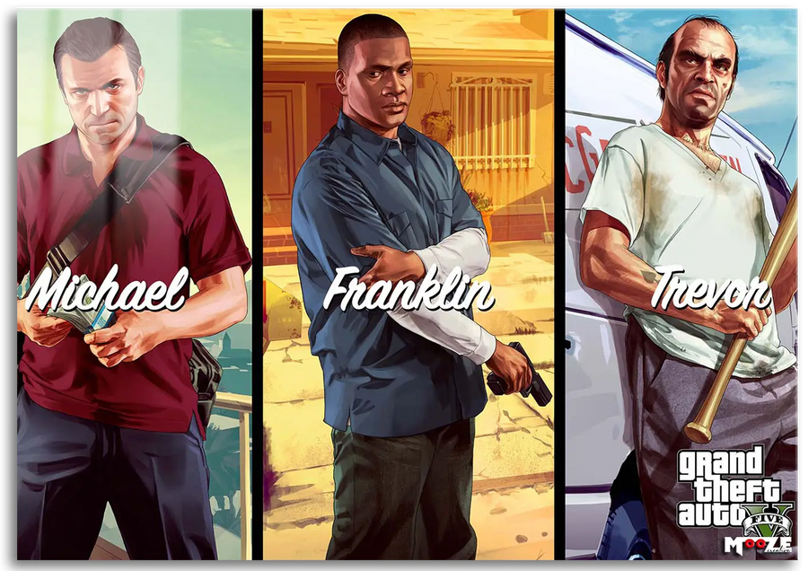 Los Santos Üçlüsü: GTA V Kolaj