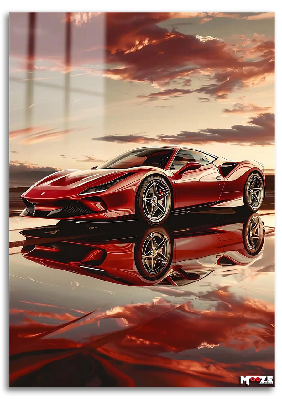 Lüks Yansıma: Modern Ferrari