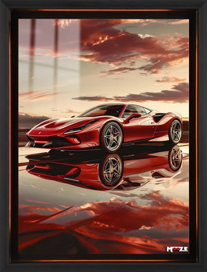 Lüks Yansıma: Modern Ferrari