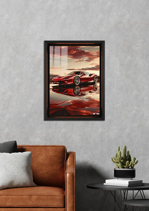 Lüks Yansıma: Modern Ferrari