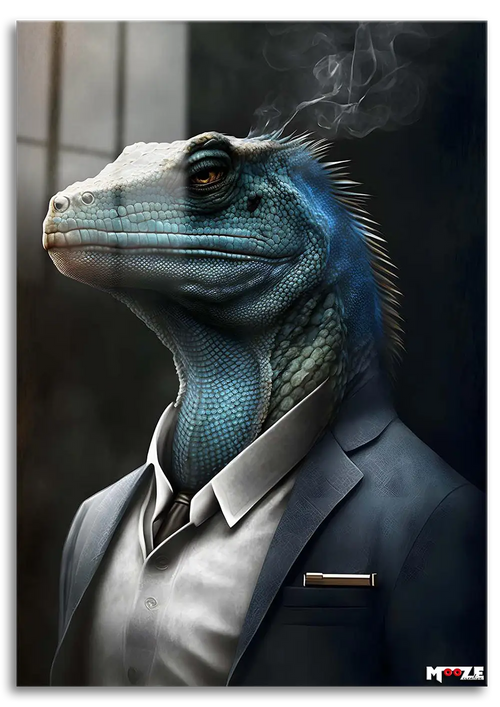 Mavi İguana: Şık Takım