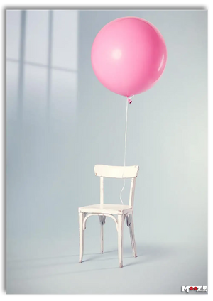 Minimalist Estetik: Pembe Balon
