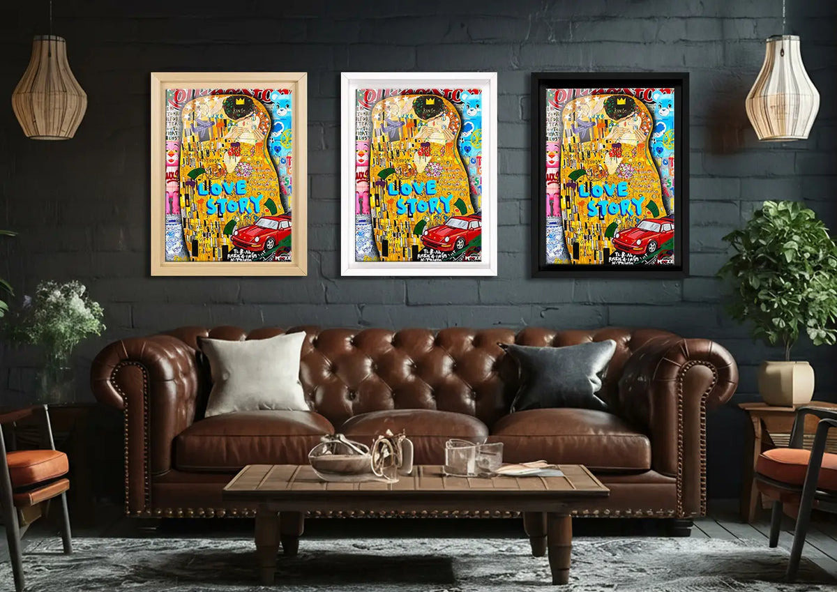 Modern Öpücük: Klimt Pop