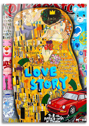 Modern Öpücük: Klimt Pop