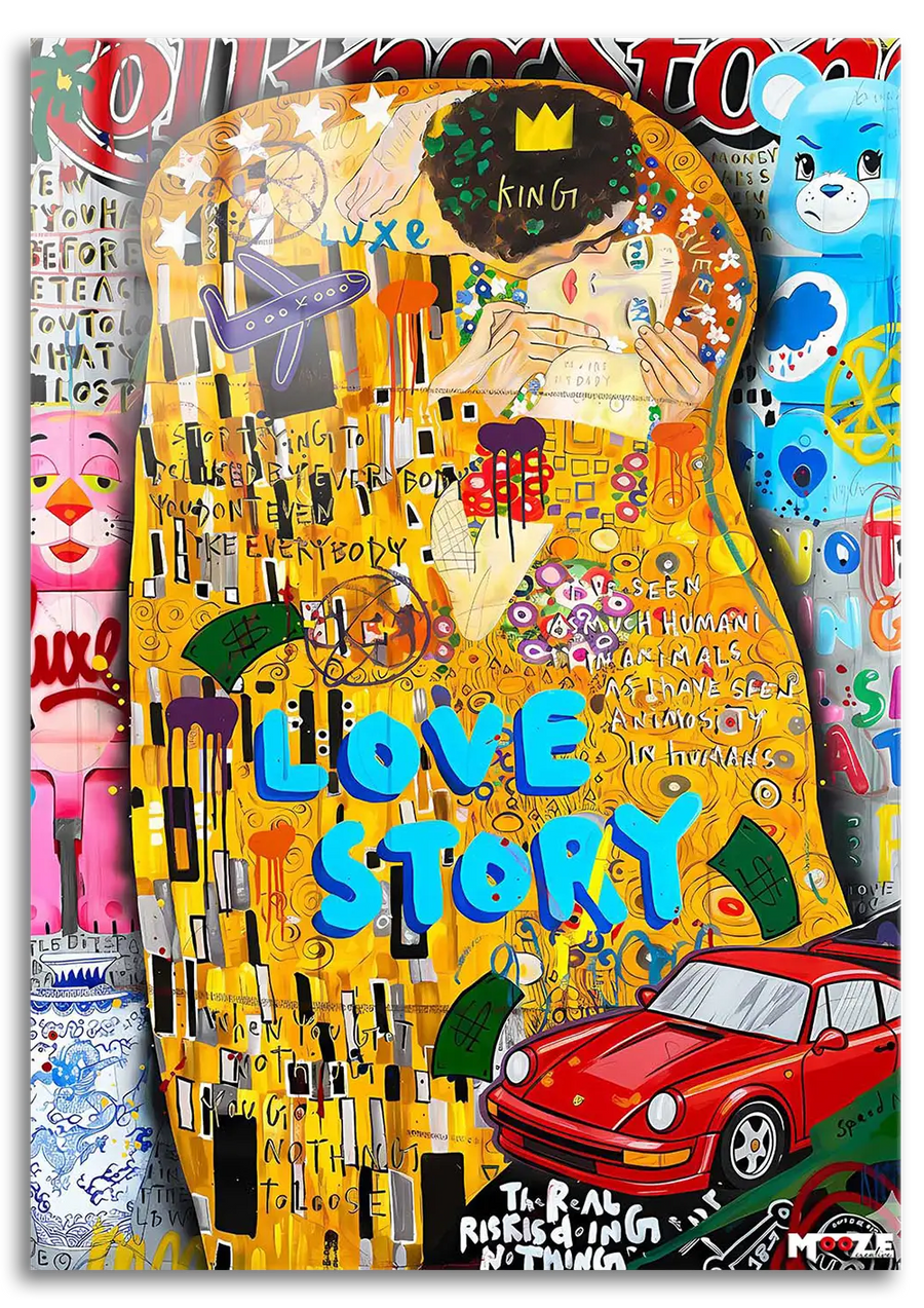 Modern Öpücük: Klimt Pop