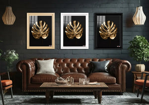 Modern Sanat: Altın Monstera