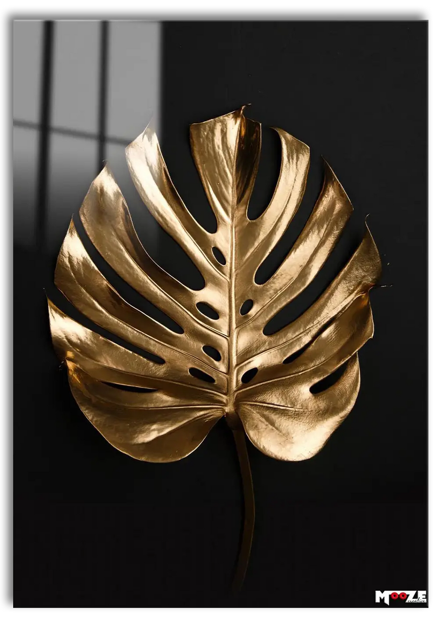 Modern Sanat: Altın Monstera