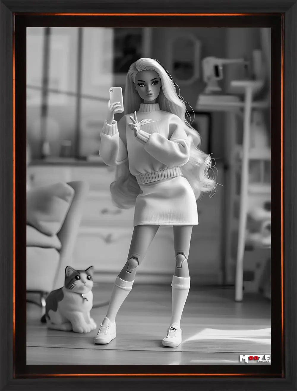 Modern Yaşam: Siyah Beyaz Selfie