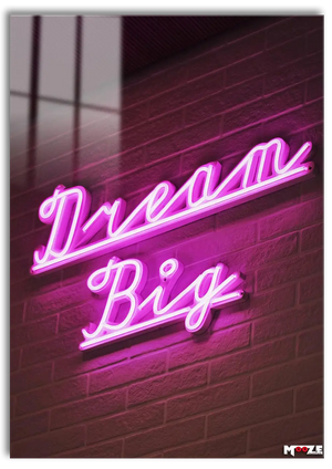 Motivasyon Işığı: Dream Big Neon
