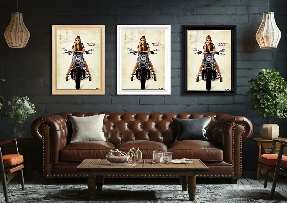 Motorcu Güzeli: Harley Pin-up