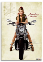 Motorcu Güzeli: Harley Pin-up Magnet