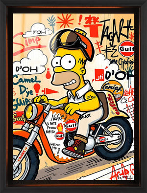 Motorcu Homer: Graffiti