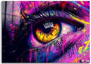 Neon Bakış: Graffiti Göz