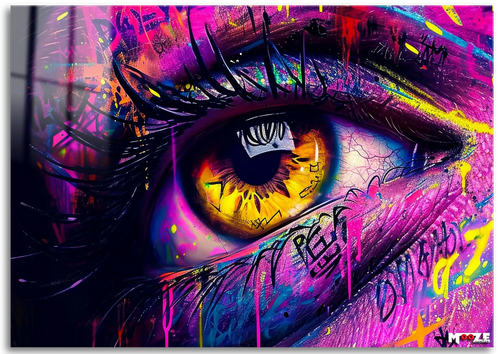 Neon Bakış: Graffiti Göz