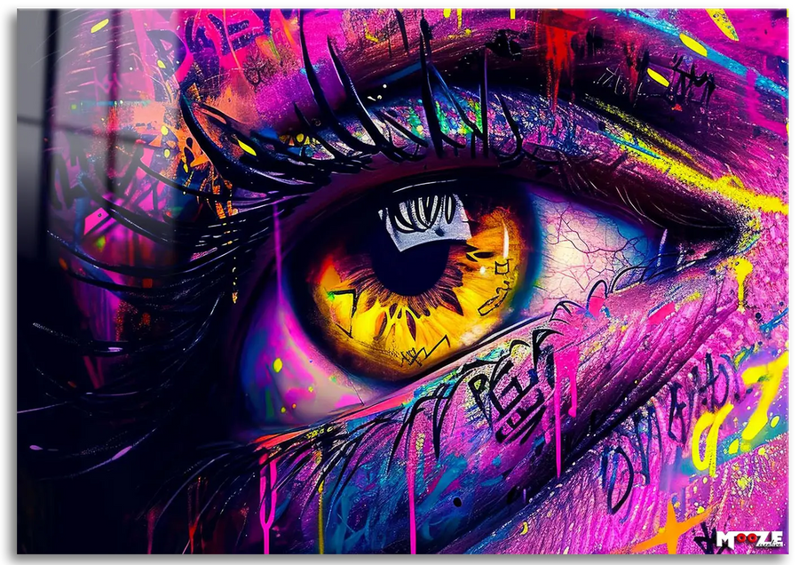 Neon Bakış: Graffiti Göz