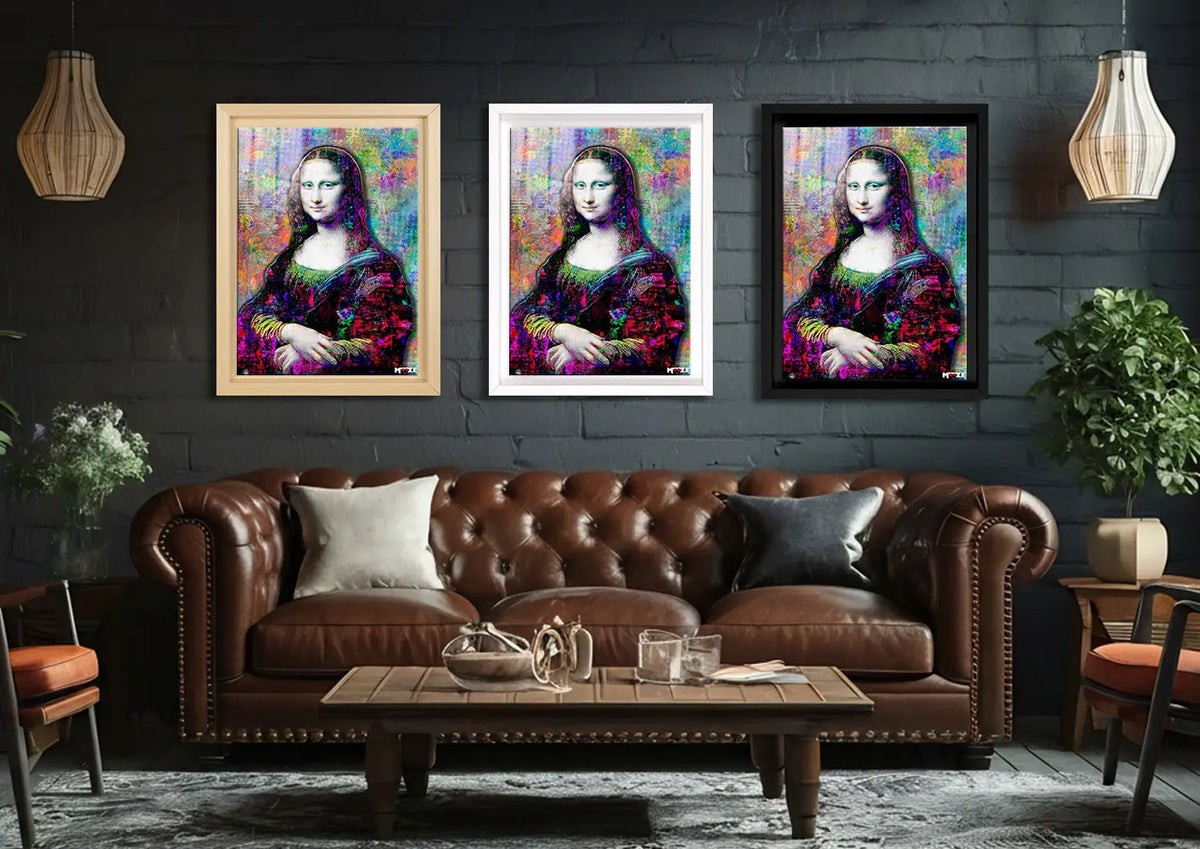 Neon Dokunuş: Mona Lisa