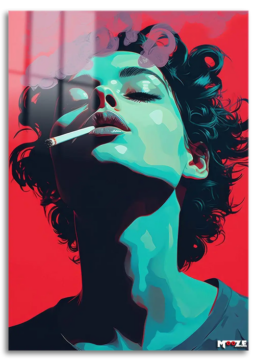 Neon Duman: Kırmızı Fon