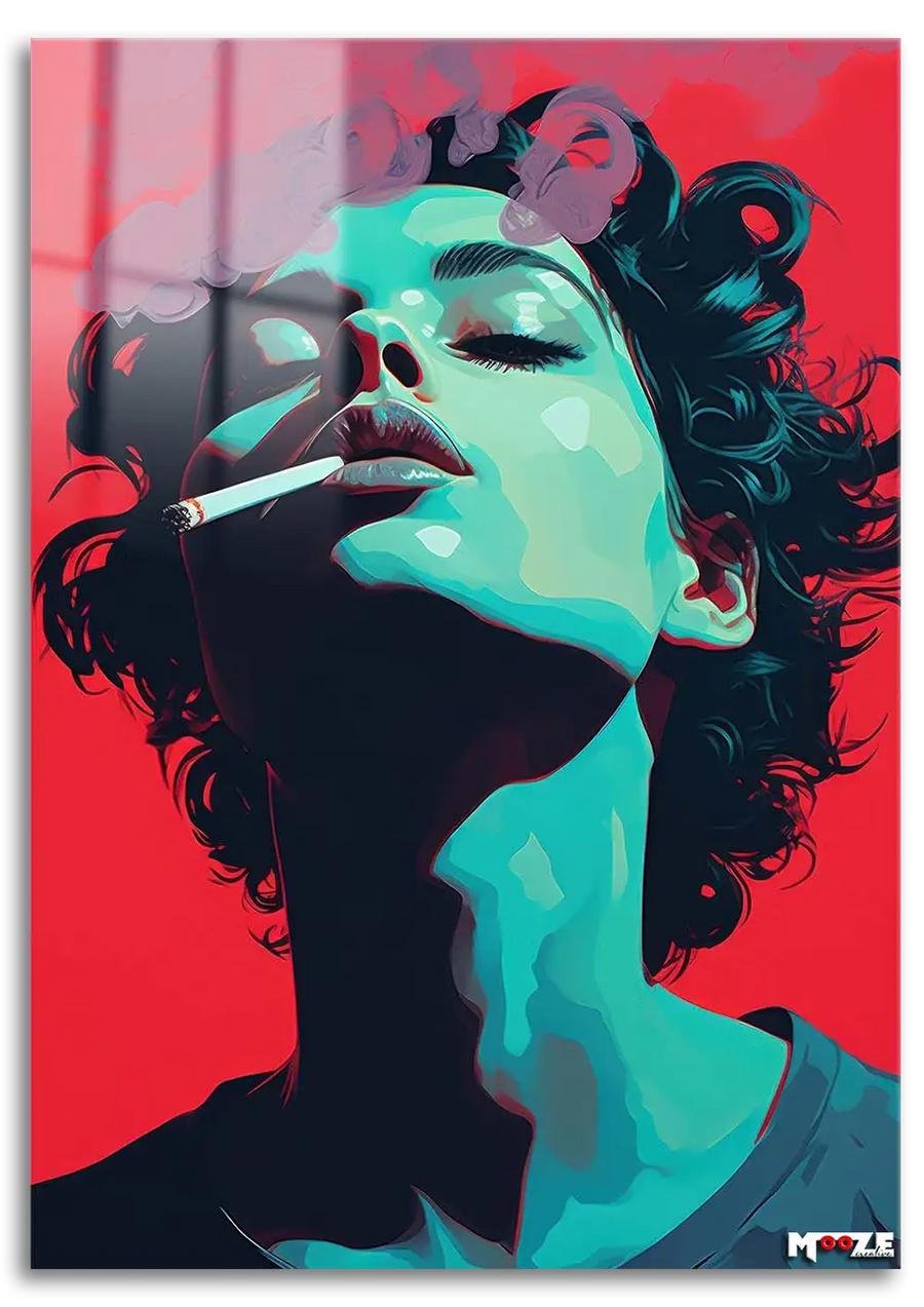 Neon Duman: Kırmızı Fon