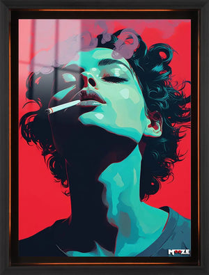 Neon Duman: Kırmızı Fon