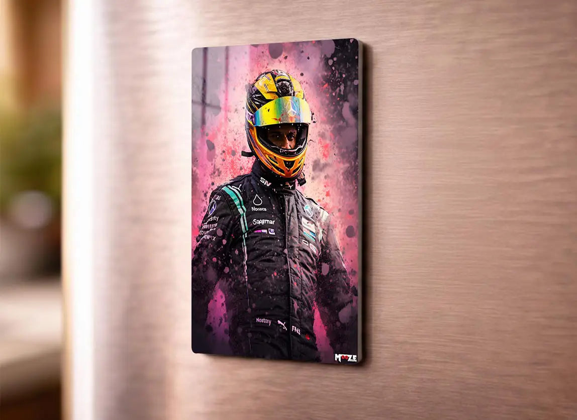 Neon Hız: Hamilton Sanat Magnet