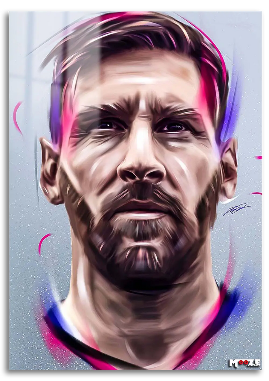 Neon Messi: Sanatsal Portre