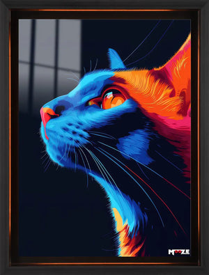 Neon Profil: Sanatsal Kedi