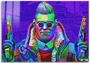 Neon Tetikçi: Cyberpunk Art
